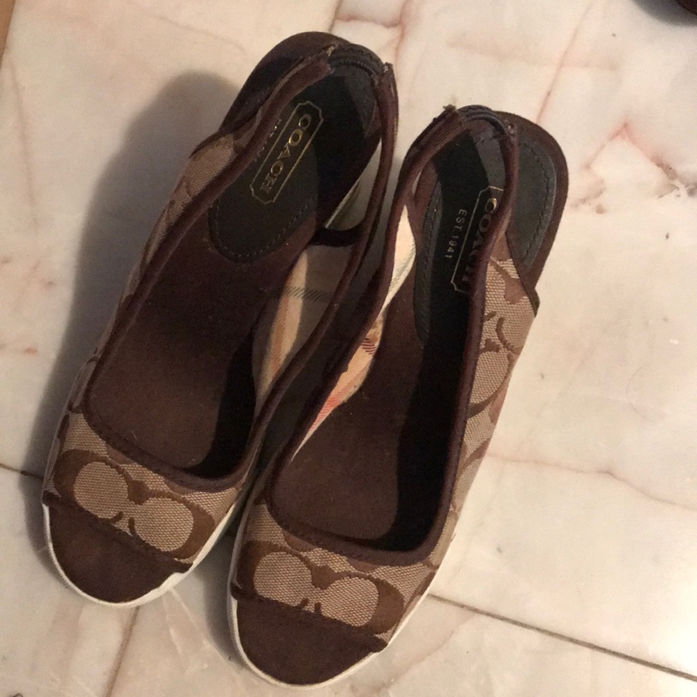 Coach wedges